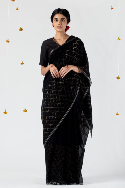 Anavil Chain jamdani detail sari
