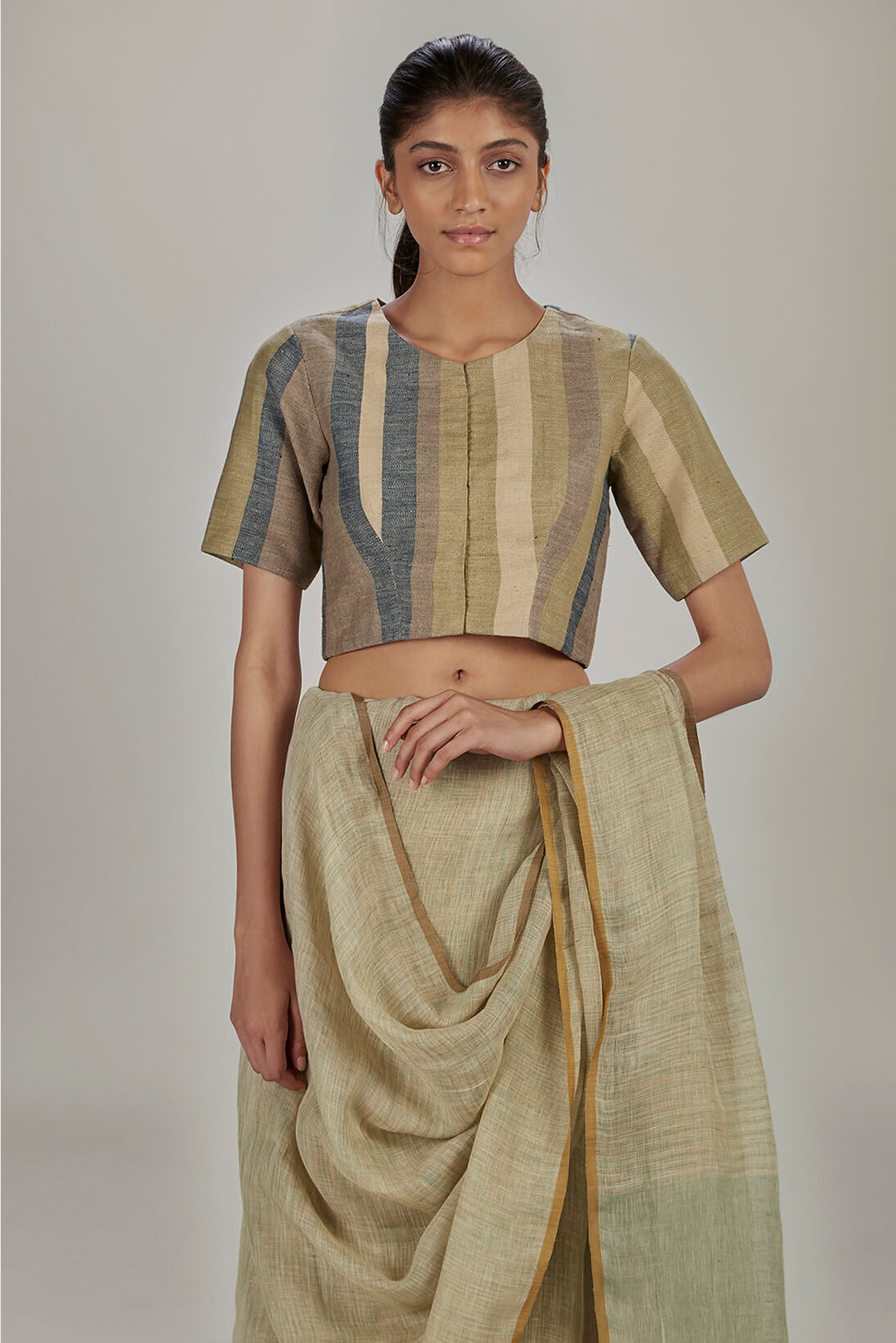Striped linen blouse – Anavila