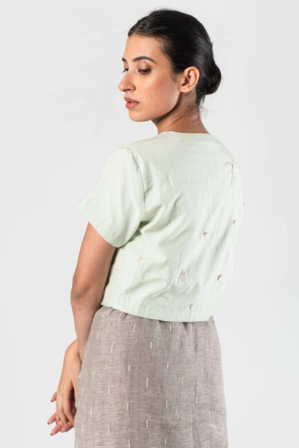 Anavila Mint Summer dandelion blouse