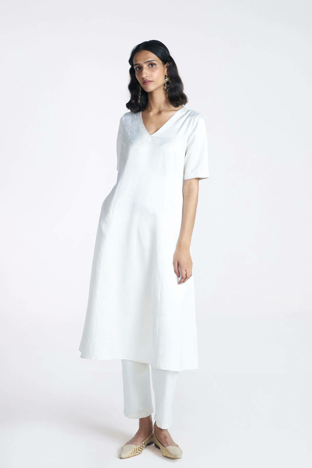 Red Ivory Anisa Kurta Set main image 0